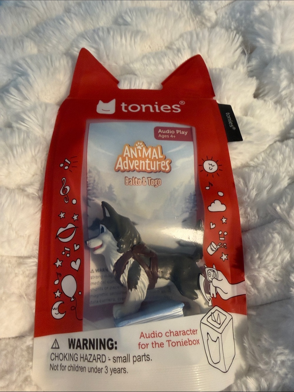 Tonies Red Animal Adventures "Balto & Togo" Audio Character